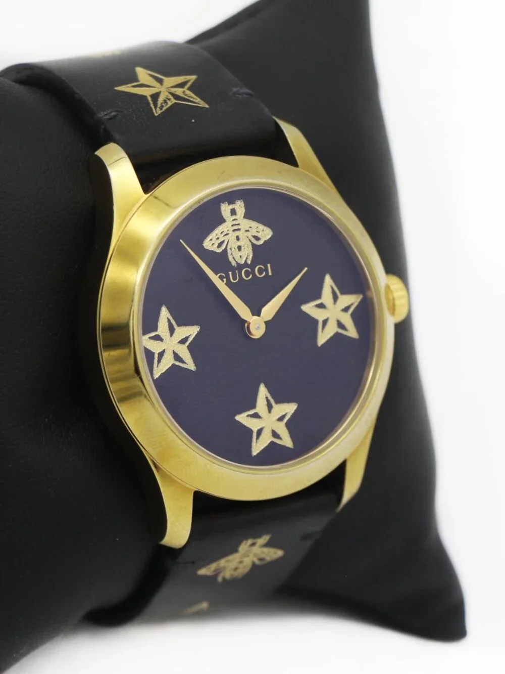 Gucci G-Timeless Gold Tone Black Watch model YA1264055